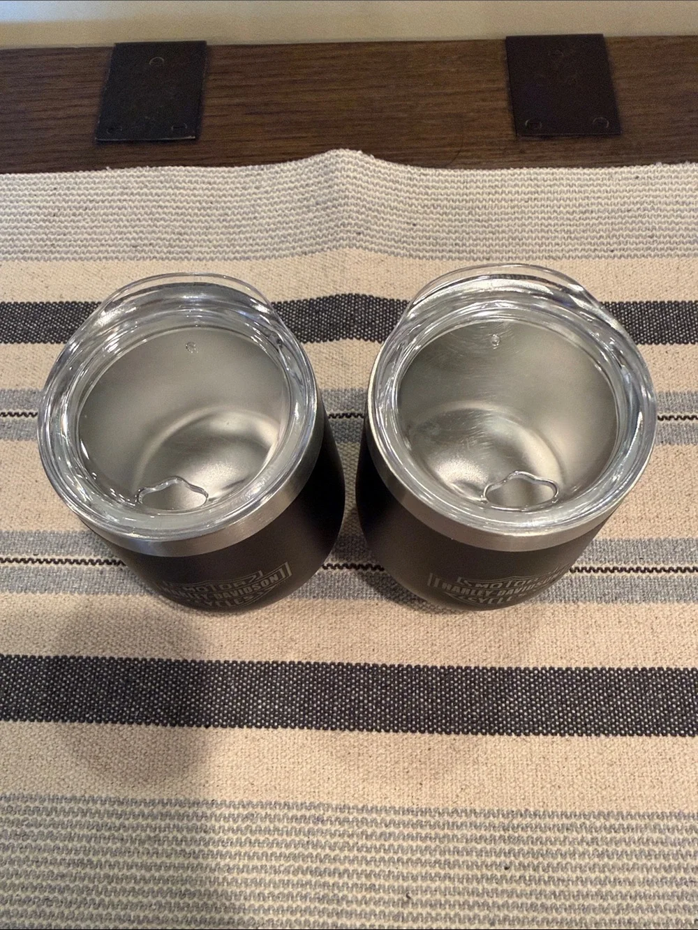 🖤🍷🩶 Harley-Davidson Wine Tumblers